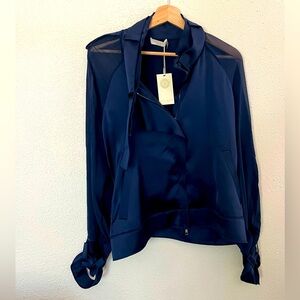 Ramy Brook Cali Biker Jacket
Navy Medium